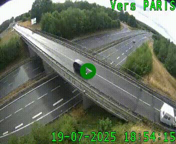 <h2>Clone of Caméra routière sur l'autoroute A20 au nord de Limoges, à la jonction avec la N520. Vue orientée vers Paris</h2>
