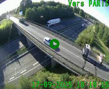 <h2>Clone of Caméra routière sur l'autoroute A20 au nord de Limoges, à la jonction avec la N520. Vue orientée vers Paris</h2>