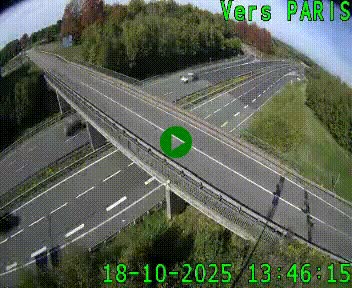 Clone of Caméra routière sur l'autoroute A20 au nord de Limoges, à la jonction avec la N520. Vue orientée vers Paris