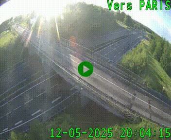 Clone of Caméra routière sur l'autoroute A20 au nord de Limoges, à la jonction avec la N520. Vue orientée vers Paris