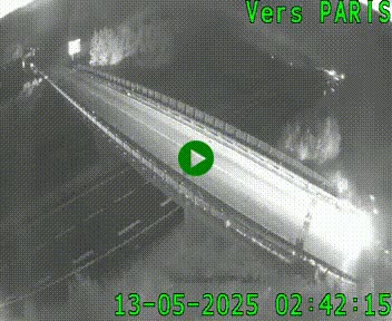 Clone of Caméra routière sur l'autoroute A20 au nord de Limoges, à la jonction avec la N520. Vue orientée vers Paris