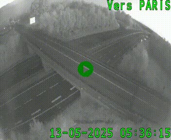 Clone of Caméra routière sur l'autoroute A20 au nord de Limoges, à la jonction avec la N520. Vue orientée vers Paris