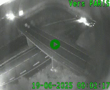 Clone of Caméra routière sur l'autoroute A20 au nord de Limoges, à la jonction avec la N520. Vue orientée vers Paris