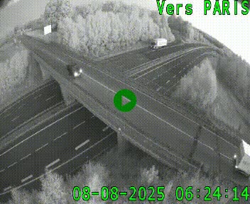 Clone of Caméra routière sur l'autoroute A20 au nord de Limoges, à la jonction avec la N520. Vue orientée vers Paris