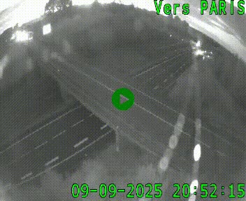 Clone of Caméra routière sur l'autoroute A20 au nord de Limoges, à la jonction avec la N520. Vue orientée vers Paris