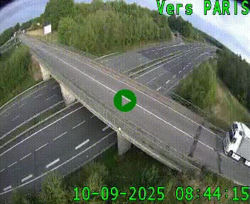 Clone of Caméra routière sur l'autoroute A20 au nord de Limoges, à la jonction avec la N520. Vue orientée vers Paris