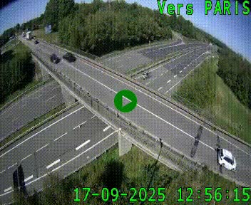 Clone of Caméra routière sur l'autoroute A20 au nord de Limoges, à la jonction avec la N520. Vue orientée vers Paris