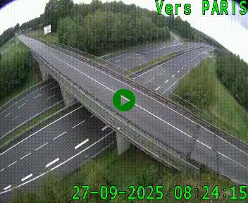 Clone of Caméra routière sur l'autoroute A20 au nord de Limoges, à la jonction avec la N520. Vue orientée vers Paris