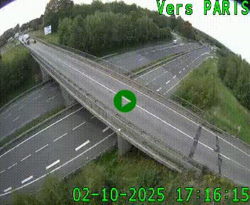 Clone of Caméra routière sur l'autoroute A20 au nord de Limoges, à la jonction avec la N520. Vue orientée vers Paris