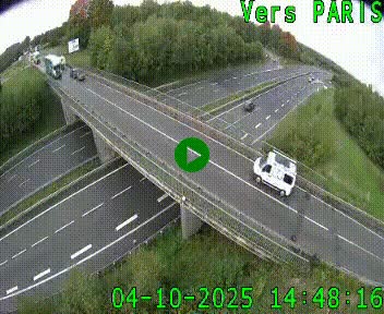 Clone of Caméra routière sur l'autoroute A20 au nord de Limoges, à la jonction avec la N520. Vue orientée vers Paris