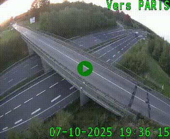 Clone of Caméra routière sur l'autoroute A20 au nord de Limoges, à la jonction avec la N520. Vue orientée vers Paris