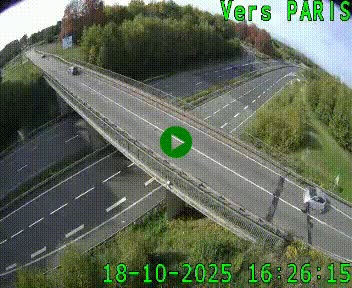 Clone of Caméra routière sur l'autoroute A20 au nord de Limoges, à la jonction avec la N520. Vue orientée vers Paris