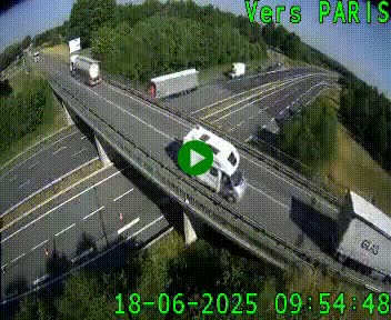 <h2>Clone of Caméra routière sur l'autoroute A20 au nord de Limoges, à la jonction avec la N520. Vue orientée vers Paris</h2>