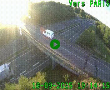 <h2>Clone of Caméra routière sur l'autoroute A20 au nord de Limoges, à la jonction avec la N520. Vue orientée vers Paris</h2>