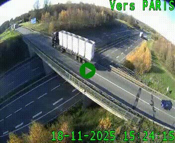 <h2>Clone of Caméra routière sur l'autoroute A20 au nord de Limoges, à la jonction avec la N520. Vue orientée vers Paris</h2>