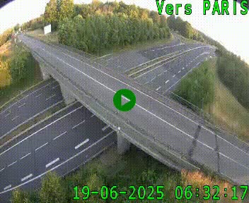<h2>Clone of Caméra routière sur l'autoroute A20 au nord de Limoges, à la jonction avec la N520. Vue orientée vers Paris</h2>