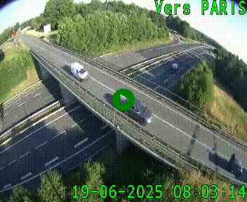 <h2>Clone of Caméra routière sur l'autoroute A20 au nord de Limoges, à la jonction avec la N520. Vue orientée vers Paris</h2>
