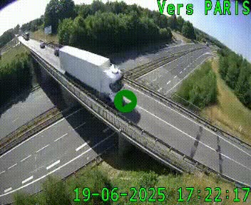 <h2>Clone of Caméra routière sur l'autoroute A20 au nord de Limoges, à la jonction avec la N520. Vue orientée vers Paris</h2>