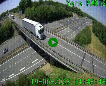 <h2>Clone of Caméra routière sur l'autoroute A20 au nord de Limoges, à la jonction avec la N520. Vue orientée vers Paris</h2>