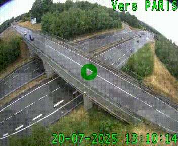 <h2>Clone of Caméra routière sur l'autoroute A20 au nord de Limoges, à la jonction avec la N520. Vue orientée vers Paris</h2>