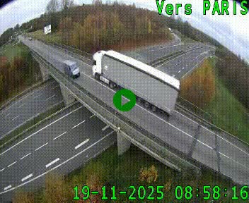 <h2>Clone of Caméra routière sur l'autoroute A20 au nord de Limoges, à la jonction avec la N520. Vue orientée vers Paris</h2>