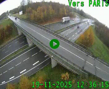 <h2>Clone of Caméra routière sur l'autoroute A20 au nord de Limoges, à la jonction avec la N520. Vue orientée vers Paris</h2>