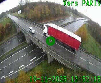 <h2>Clone of Caméra routière sur l'autoroute A20 au nord de Limoges, à la jonction avec la N520. Vue orientée vers Paris</h2>