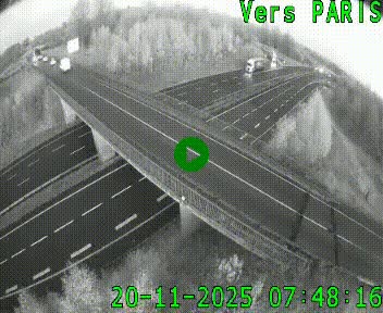 <h2>Clone of Caméra routière sur l'autoroute A20 au nord de Limoges, à la jonction avec la N520. Vue orientée vers Paris</h2>