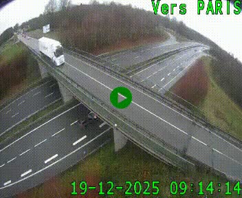 <h2>Clone of Caméra routière sur l'autoroute A20 au nord de Limoges, à la jonction avec la N520. Vue orientée vers Paris</h2>