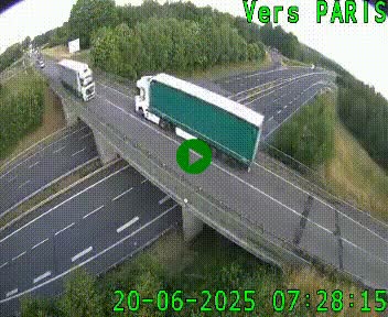 <h2>Clone of Caméra routière sur l'autoroute A20 au nord de Limoges, à la jonction avec la N520. Vue orientée vers Paris</h2>