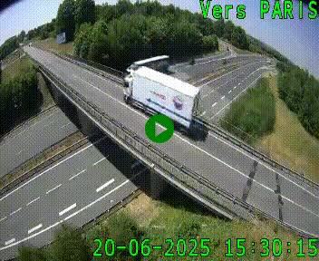 <h2>Clone of Caméra routière sur l'autoroute A20 au nord de Limoges, à la jonction avec la N520. Vue orientée vers Paris</h2>