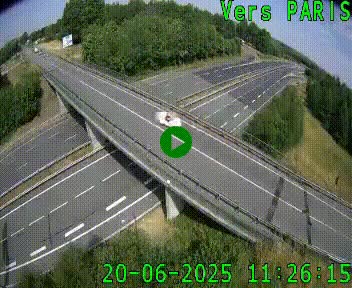 <h2>Clone of Caméra routière sur l'autoroute A20 au nord de Limoges, à la jonction avec la N520. Vue orientée vers Paris</h2>