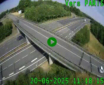 <h2>Clone of Caméra routière sur l'autoroute A20 au nord de Limoges, à la jonction avec la N520. Vue orientée vers Paris</h2>