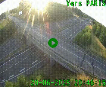<h2>Clone of Caméra routière sur l'autoroute A20 au nord de Limoges, à la jonction avec la N520. Vue orientée vers Paris</h2>