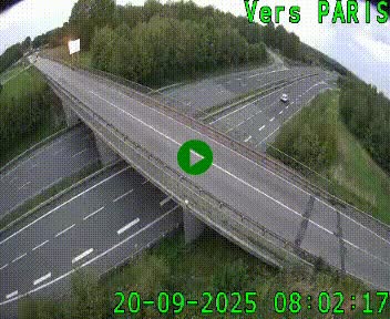 <h2>Clone of Caméra routière sur l'autoroute A20 au nord de Limoges, à la jonction avec la N520. Vue orientée vers Paris</h2>