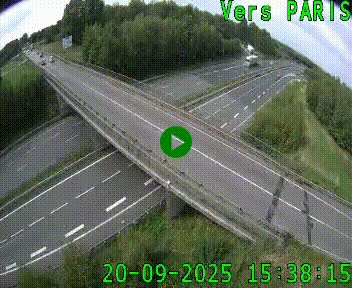 <h2>Clone of Caméra routière sur l'autoroute A20 au nord de Limoges, à la jonction avec la N520. Vue orientée vers Paris</h2>