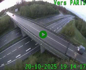 <h2>Clone of Caméra routière sur l'autoroute A20 au nord de Limoges, à la jonction avec la N520. Vue orientée vers Paris</h2>