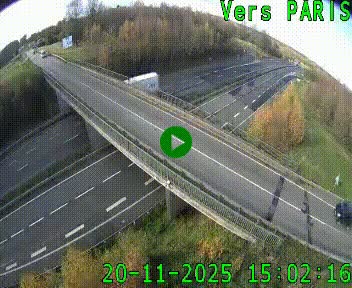 <h2>Clone of Caméra routière sur l'autoroute A20 au nord de Limoges, à la jonction avec la N520. Vue orientée vers Paris</h2>
