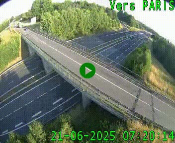 <h2>Clone of Caméra routière sur l'autoroute A20 au nord de Limoges, à la jonction avec la N520. Vue orientée vers Paris</h2>