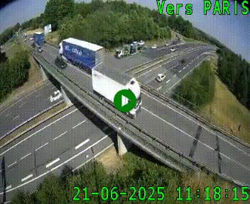 <h2>Clone of Caméra routière sur l'autoroute A20 au nord de Limoges, à la jonction avec la N520. Vue orientée vers Paris</h2>