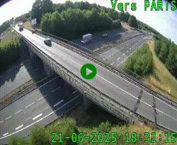 <h2>Clone of Caméra routière sur l'autoroute A20 au nord de Limoges, à la jonction avec la N520. Vue orientée vers Paris</h2>