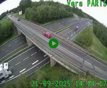 <h2>Clone of Caméra routière sur l'autoroute A20 au nord de Limoges, à la jonction avec la N520. Vue orientée vers Paris</h2>