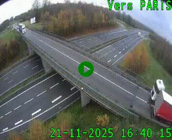 <h2>Clone of Caméra routière sur l'autoroute A20 au nord de Limoges, à la jonction avec la N520. Vue orientée vers Paris</h2>