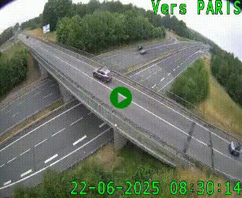 <h2>Clone of Caméra routière sur l'autoroute A20 au nord de Limoges, à la jonction avec la N520. Vue orientée vers Paris</h2>