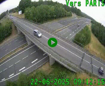 <h2>Clone of Caméra routière sur l'autoroute A20 au nord de Limoges, à la jonction avec la N520. Vue orientée vers Paris</h2>