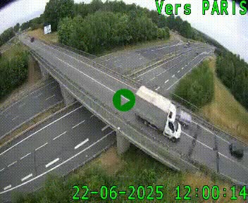 <h2>Clone of Caméra routière sur l'autoroute A20 au nord de Limoges, à la jonction avec la N520. Vue orientée vers Paris</h2>