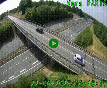 <h2>Clone of Caméra routière sur l'autoroute A20 au nord de Limoges, à la jonction avec la N520. Vue orientée vers Paris</h2>