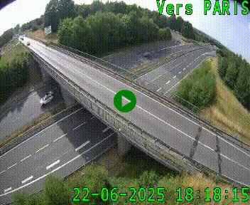 <h2>Clone of Caméra routière sur l'autoroute A20 au nord de Limoges, à la jonction avec la N520. Vue orientée vers Paris</h2>