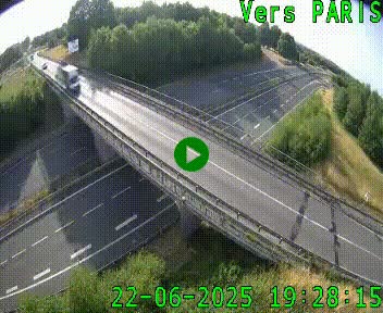 <h2>Clone of Caméra routière sur l'autoroute A20 au nord de Limoges, à la jonction avec la N520. Vue orientée vers Paris</h2>