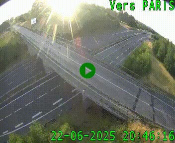 <h2>Clone of Caméra routière sur l'autoroute A20 au nord de Limoges, à la jonction avec la N520. Vue orientée vers Paris</h2>